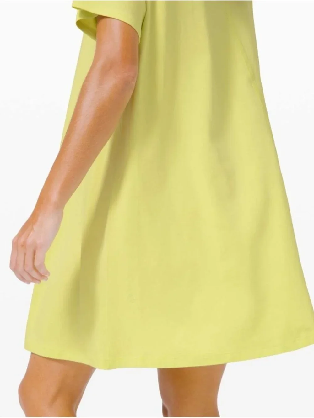 Lululemon All Yours Tee Dress Lemon Vibe